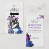 Radio-/radiohost/podcast/Singer Visitekaartje (Voorkant / Achterkant)