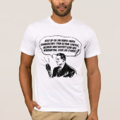 Radio Realisme: Omarm de Ad-pocalypse T-shirt (Voorkant)