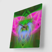 Radio Realm Square Wall klok (Hoek)