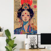  Radio Record Technics Poster (Thuiskantoor)