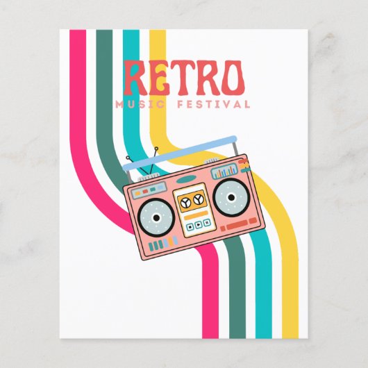 Radio Retro Flyer (Voorkant)