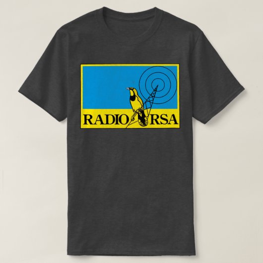 Radio RSA Stationair Radio Station 1980 T-shirt (Design voorkant)