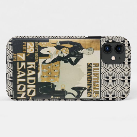  radio Salon 1920 Nederland Case-Mate iPhone Case (Achterkant (horizontaal))