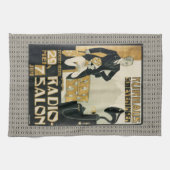  radio Salon 1920 Nederland Theedoek (Horizontaal)