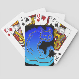 Radio Show ontwerp 2 van 2 van de Torch Tail bij a Pokerkaarten