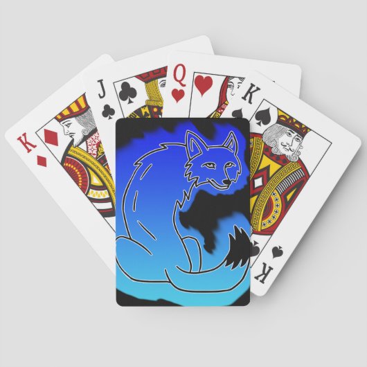 Radio Show ontwerp 2 van 2 van de Torch Tail bij a Pokerkaarten (Achterkant)