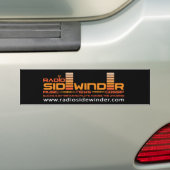 Radio Sidewinder Bumpersticker (Op auto)