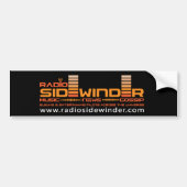 Radio Sidewinder Bumpersticker (Voorkant)