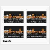 Radio Sidewinder vel van stickers (Vel)