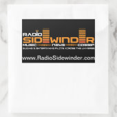 Radio Sidewinder vel van stickers (Tas)