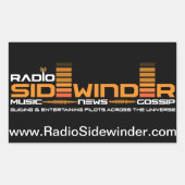 Radio Sidewinder vel van stickers (Voorkant)