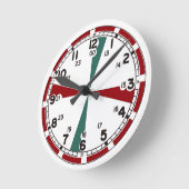 Radio silence clock ronde klok (Hoek)