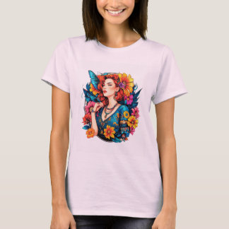 Radio Soul - Floral Queen Vibes T-shirt