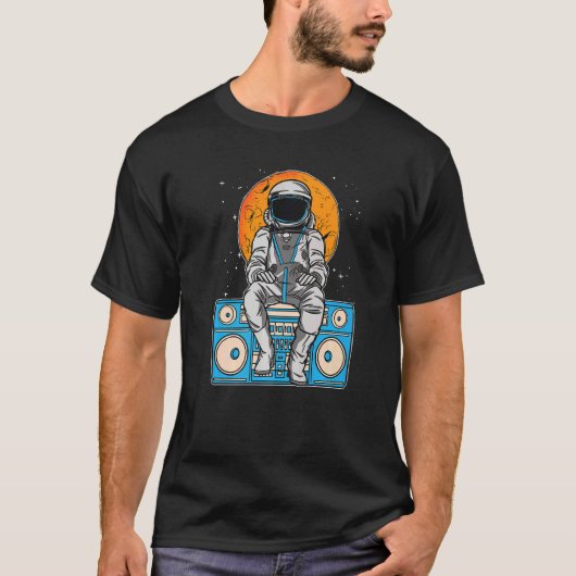 Radio Space Astronaut  Astronomy Science Radio Spa T-shirt (Voorkant)