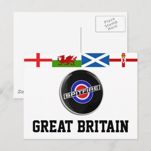 Radio Spitfire Merchandise Briefkaart (Voorkant / Achterkant)