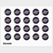 Radio Spitfire Merchandise Ronde Sticker (Vel)