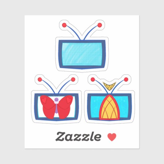 Radio(Static)Moth Sticker (Vel)