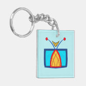 (Radio [Statisch) Moth] Sleutelhanger (Voorkant Links)