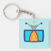 (Radio [Statisch) Moth] Sleutelhanger (Voorkant)