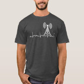 Radio Sunset HAM Radio Gift Radio Operator T-shirt (Voorkant)