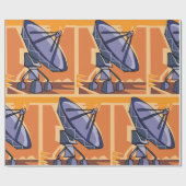 Radio Telescoop Ruimtewetenschappelijk Observatori Cadeaupapier (Vlak)