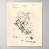 Radio Telescope 1968 Patent Art Old Peper Poster (Voorkant)