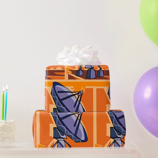 Radio Telescope BuitRuimtewetenschap Cadeaupapier