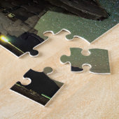 Radio Telescope en de Melkweg daarboven Legpuzzel (Zijkant)