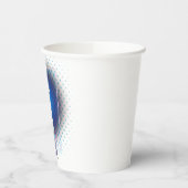 Radio Tower Grafisch Papieren Bekers (Links)