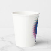 Radio Tower Grafisch Papieren Bekers (Rechts)