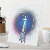 Radio Tower Grafisch Reclamebord Met Voetstuk (Insitu)