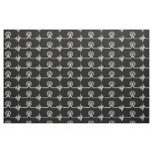 Radio Transmitter Frequency Wave Lines Fabric Stof (Fat Quarter)