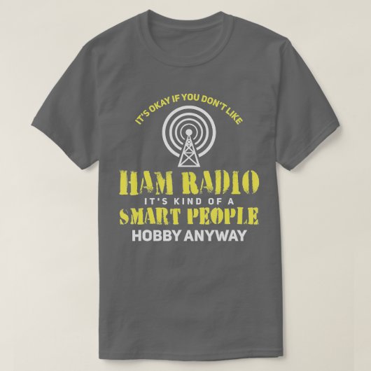 Radio-uitzendingen radioradio (1) t-shirt (Design voorkant)