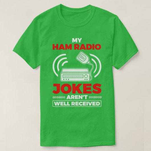 Radio-uurradio T-shirt (Design voorkant)