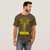 Radio voor amateurs en zangeres t-shirt (Voorkant volledig)