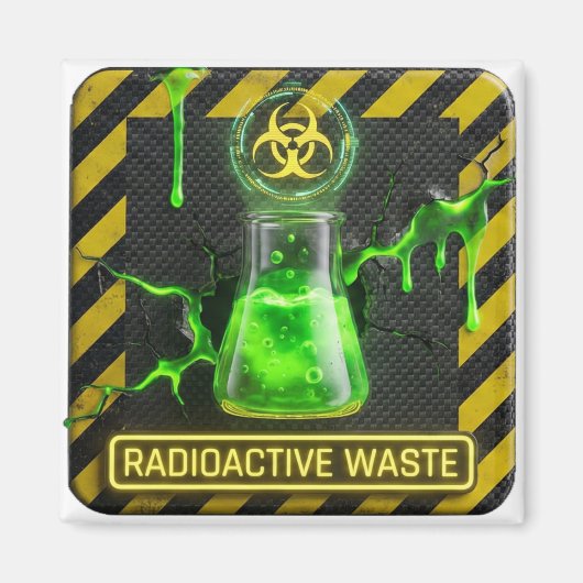 Radioactief Afval Absint Magneet (Voorkant)