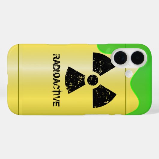 Radioactief afval Drum Case-Mate iPhone Case (Achterkant (horizontaal))