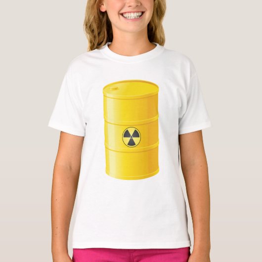 Radioactief afval meisjes T-shirt (Voorkant)