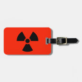 Radioactief Bagagelabel (Voorkant horizontaal)