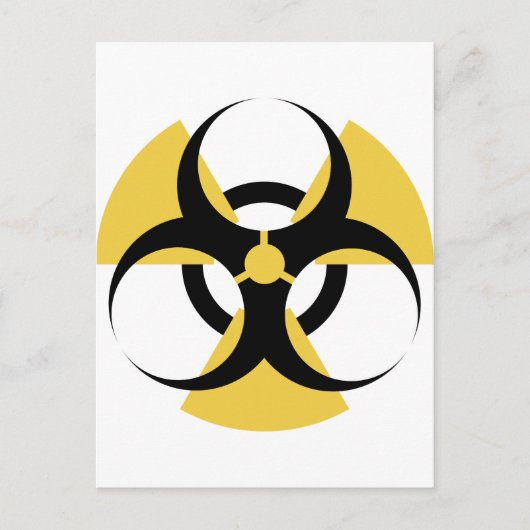 Radioactief biogevaar briefkaart (Voorkant)