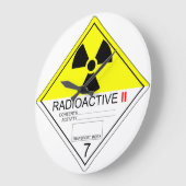 Radioactief Bord CAT 2 klok (Hoek)