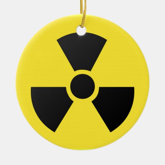 Radioactief bord ornament (Voorkant)