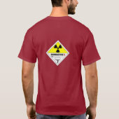 Radioactief bord t-shirt (Achterkant)
