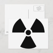 radioactief briefkaart (Voorkant / Achterkant)