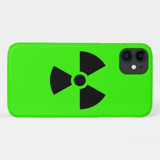 Radioactief Case-Mate iPhone Case (Achterkant (horizontaal))