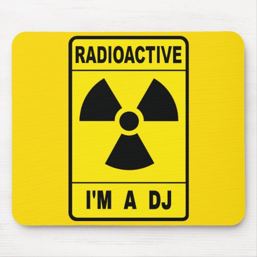 Radioactief DJ Muismat (Voorkant)