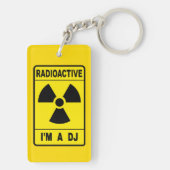 Radioactief DJ Sleutelhanger (achterkant)
