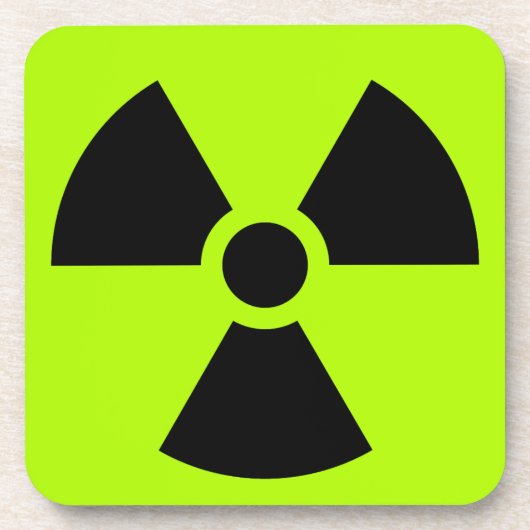 Radioactief Drankjes Onderzetter (Voorkant)