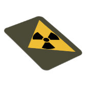 Radioactief emblem Premium Magnet Magneet (Rechterzijde)