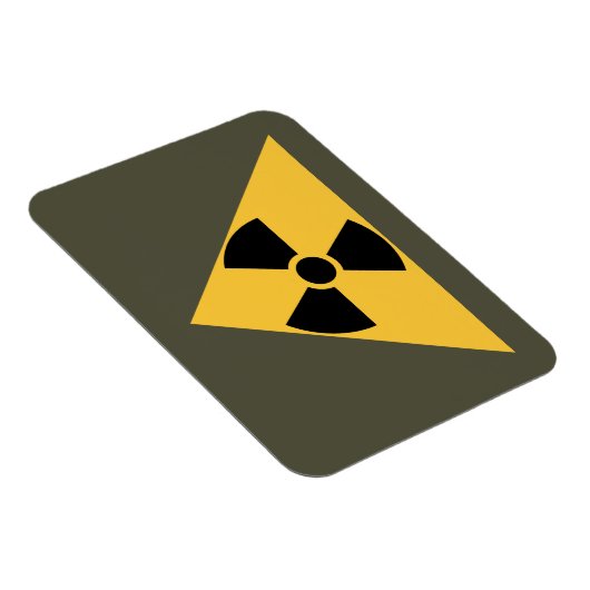 Radioactief emblem Premium Magnet Magneet (Rechterzijde)